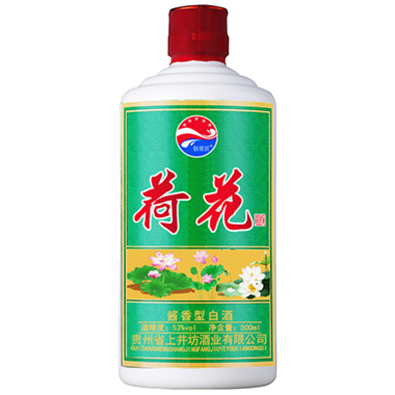 创星匠荷花酒酱香型白酒53度国产白酒整箱500ml*6瓶- 莆田市星启网络科技有限公司